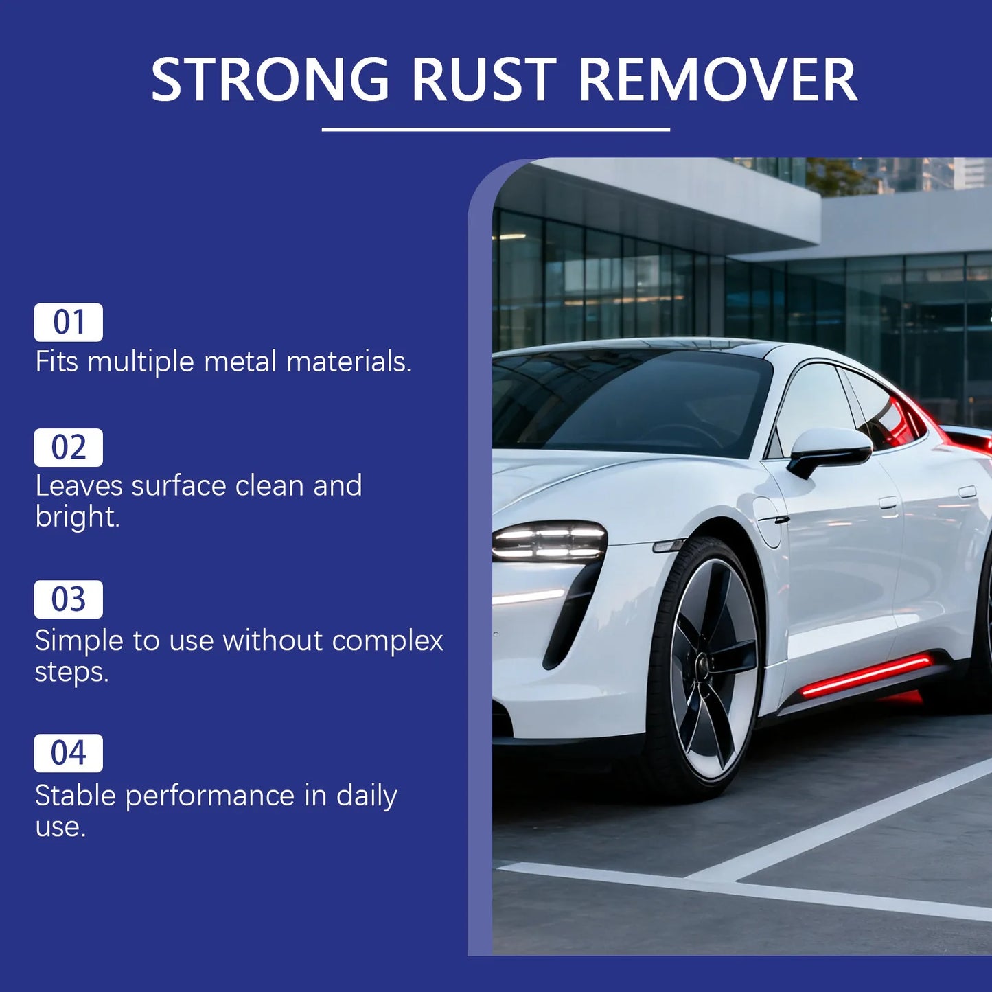 RayHong Car Rust Remover Spray | Chrome & Metal Derust 100ml