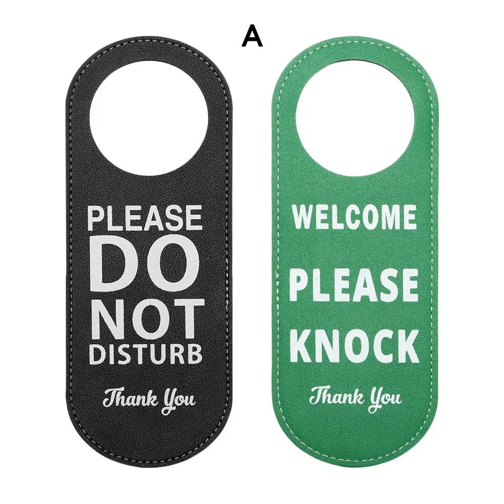 Double-Sided Door Hanger Sign – Do Not Disturb & Make Up Room