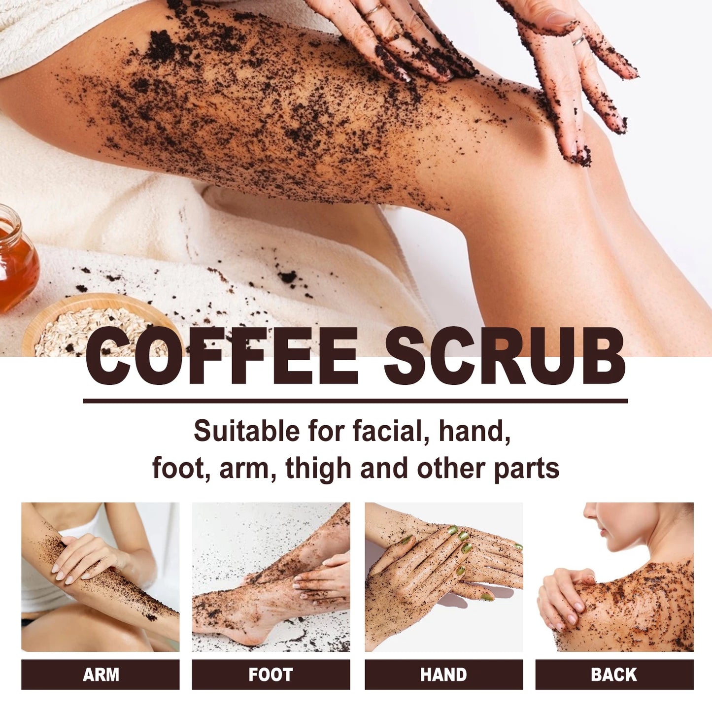 Coffee Scrub for Deep Cleaning & Moisturizing Pores Peaceful Pleasures Health and Wellness