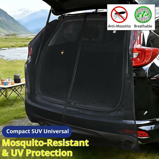 Car Trunk Mesh Curtains Car Tail Camping Mosquito Insect Net for Overlanding Camping Travel UV & Bug Protection Mesh Net Peaceful Pleasures Health and Wellness