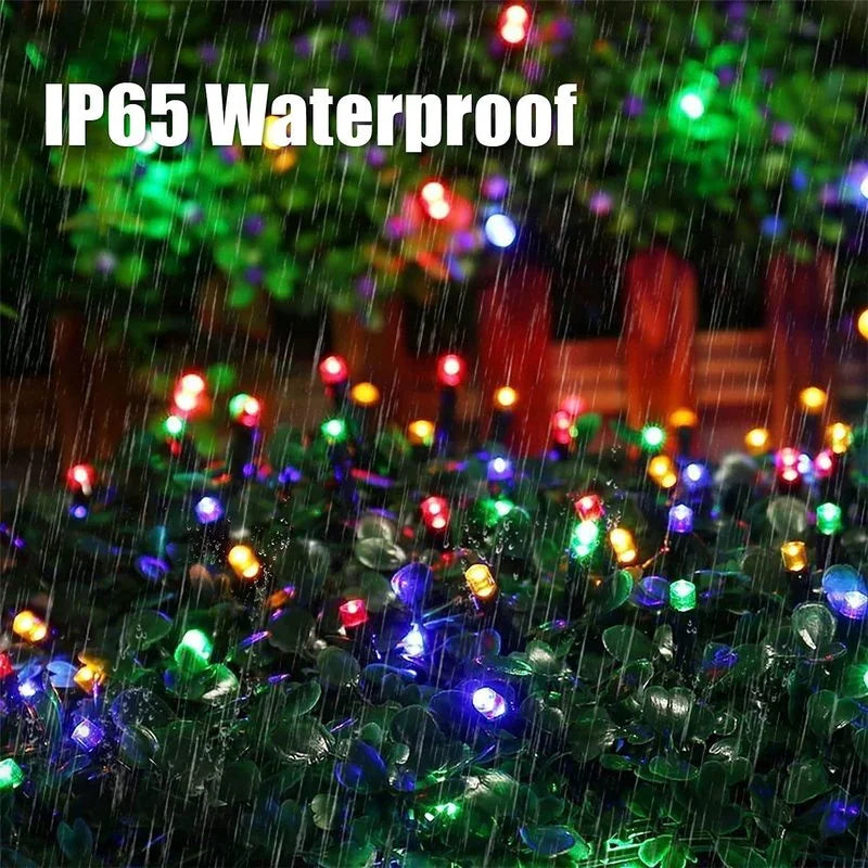 Solar String Fairy Lights Outdoor – 8 Mode IP66 Waterproof