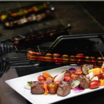 Nonstick BBQ Grilling Basket | Portable Barbecue Grill Mesh