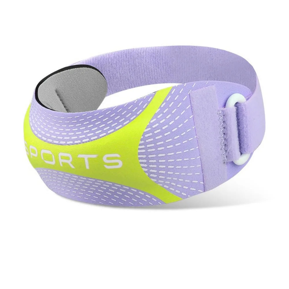 Shock Absorption Patella Belt Breathable Sweat-Wicking Knee Protection Strap Thickened Knee Protection Sport Knee Wrap Peaceful Pleasures Health and Wellness Purple