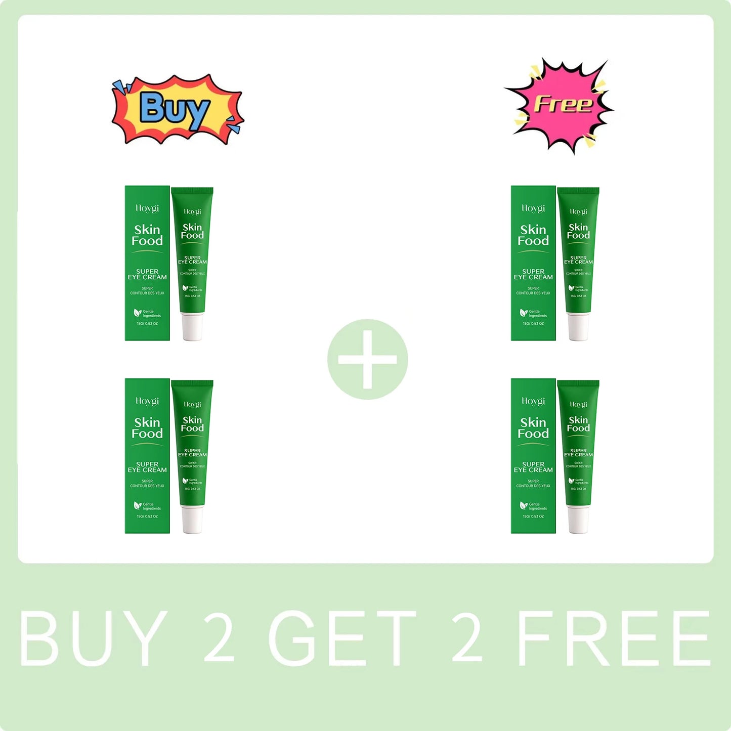 Moisturizing Eye Cream Eye Firming Cream Tightening Eye Reduce Puffiness Fade Fine Lines Anti Dark Circle Nourishing Eye Care Peaceful Pleasures Health and Wellness Buy 2 Get 2 Free