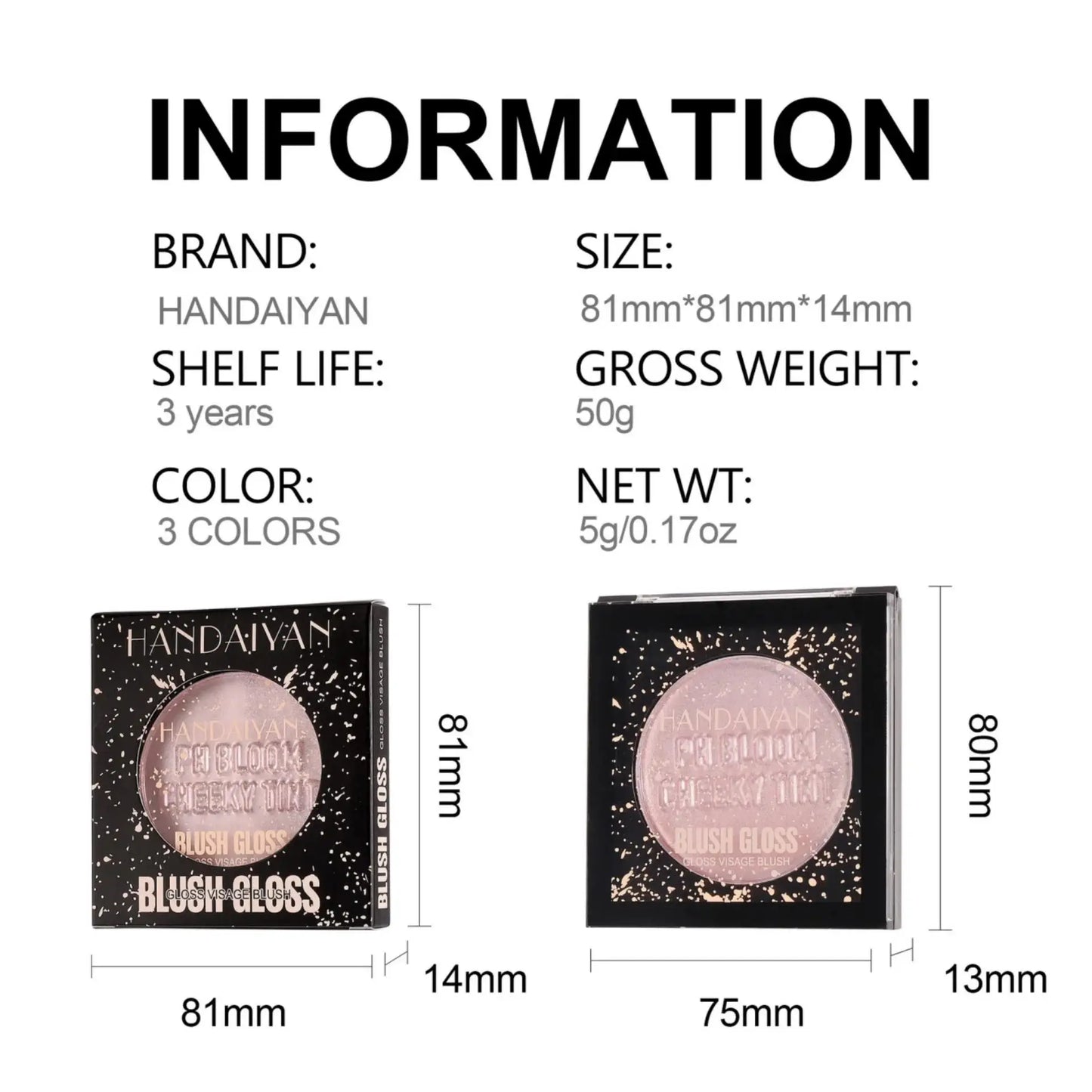 Handaiyan PH Bloom Color-Changing Blush Cream & Highlighter
