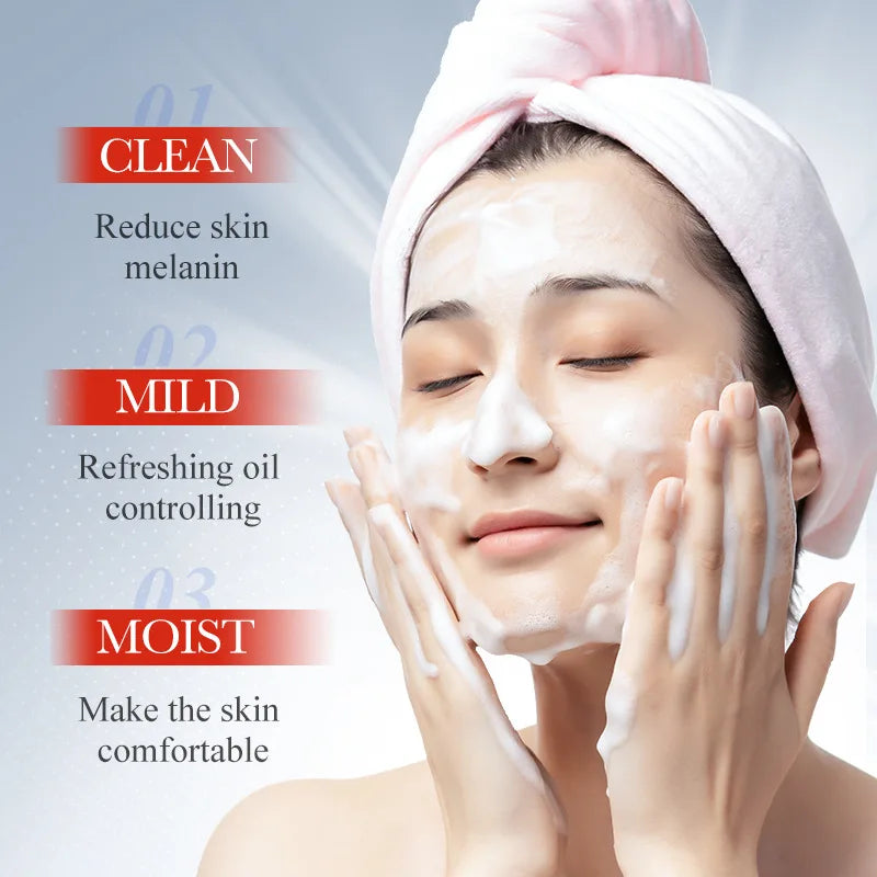 100ml Kojic Acid Skin Care Facial Wash Mild Oil Control Deep Moisturizing Cleansing and Nonirritating Face Cleanser Face Wash Peaceful Pleasures Health and Wellness