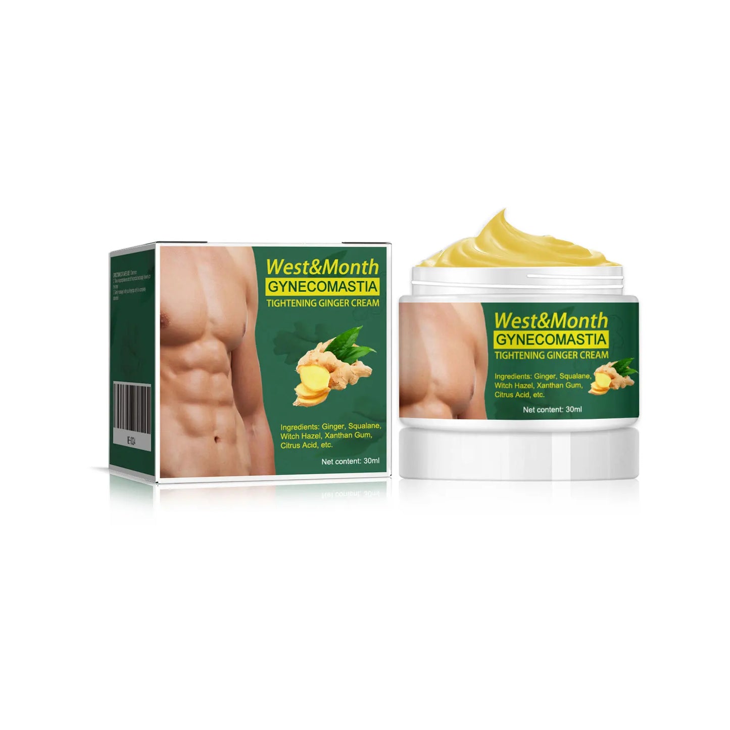 Men's Chest Firming Massage Cream | Lightweight Body Sculpting