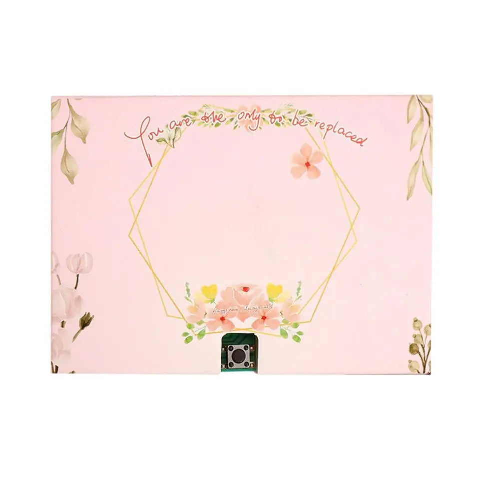 Voice Recordable Greeting Card for Personal Messages Peaceful Pleasures Health and Wellness B