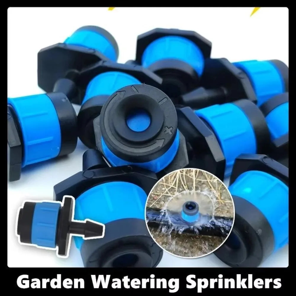 50PCS New 360 Degre Water Dropper Head Adjustable Garden Adjustable Irrigation Drippers Watering Plastic Sprinklers Peaceful Pleasures Health and Wellness