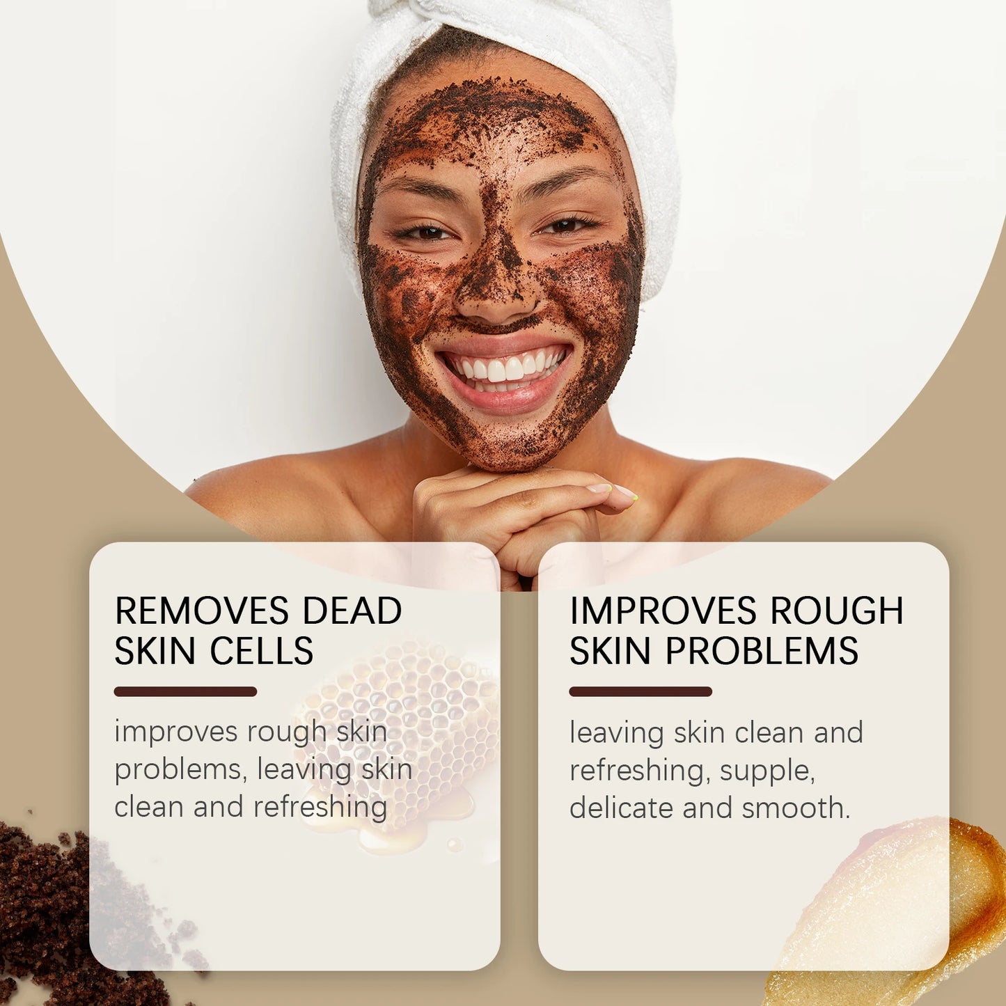Honey Brown Sugar Scrub Cream for Exfoliation and Skin Care Peaceful Pleasures Health and Wellness