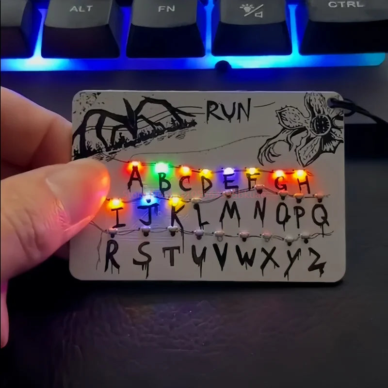 Upside Down LED Car Ornament Glowing Keychain | Auto Decor