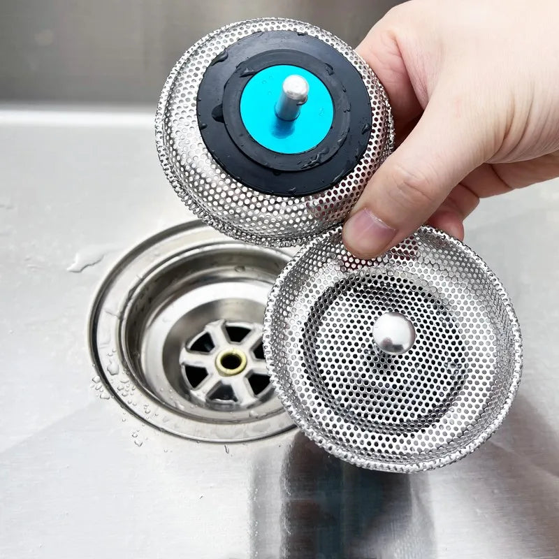 Stainless Steel Sink Strainer & Shower Drain Hair Catcher