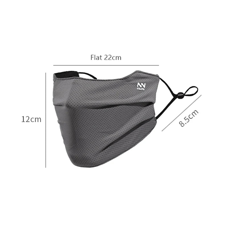 Men's UV Sun Protection Face Mask – Breathable, Reusable