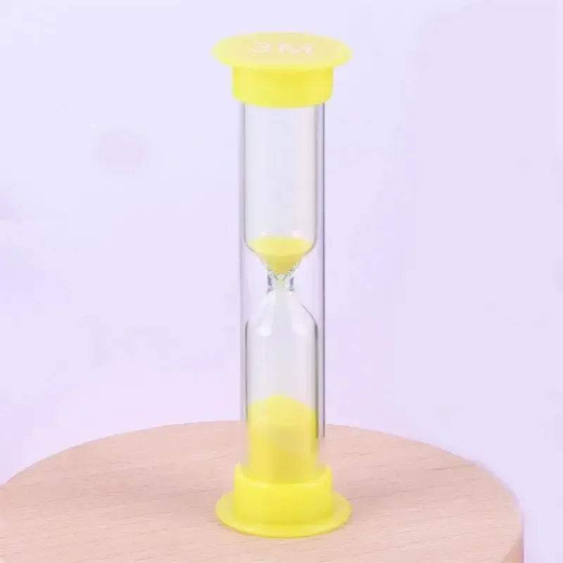 Colorful Hourglass Sand Timer Set – 6 Pcs, 30s–10 Min