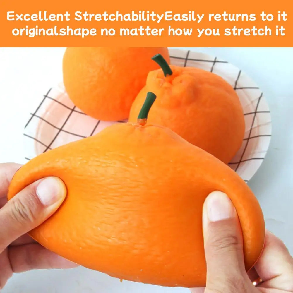 Orange Squeeze Fidget Toy – Squishy Sensory Desk Toy