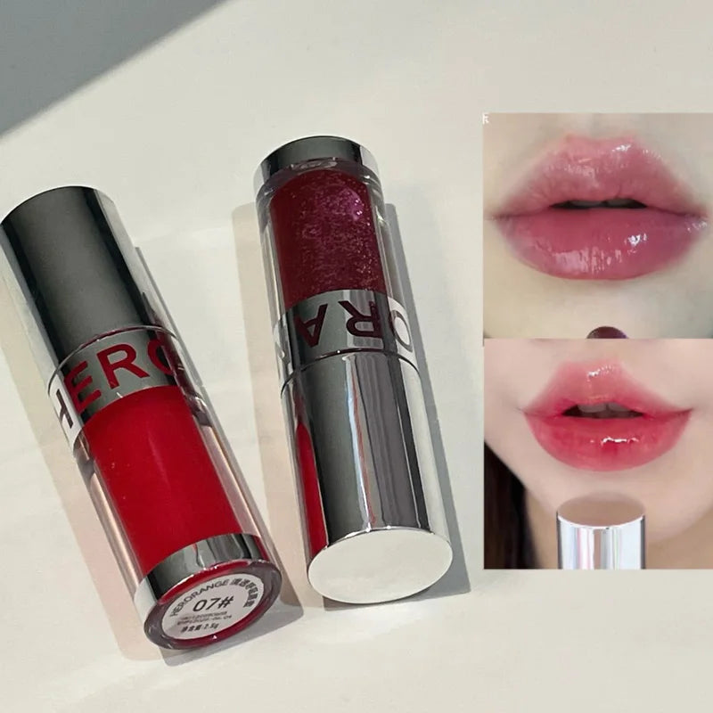 Herorange Water Glow Lip Oil Serum – Hydrating Lip Gloss