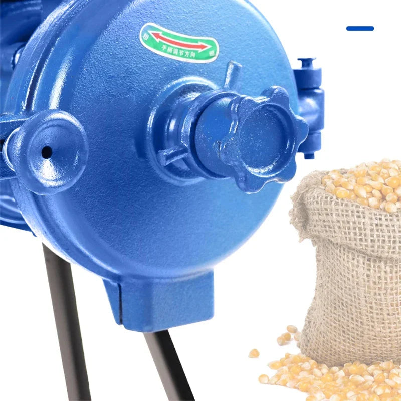 220V Grain Mill Grinder – Dry & Wet Superfine Feed Mill 3000W/4000W