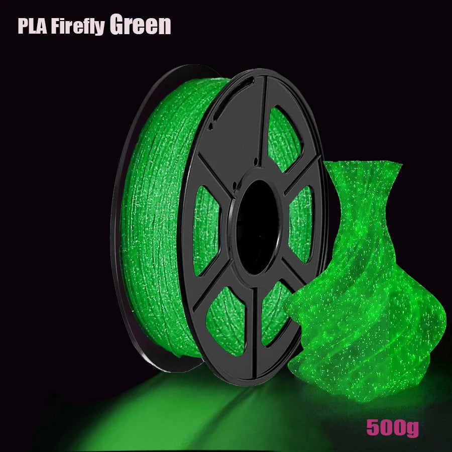 Glow in the Dark PLA Filament Blue/Green | FDM 3D Printer 250g–1kg