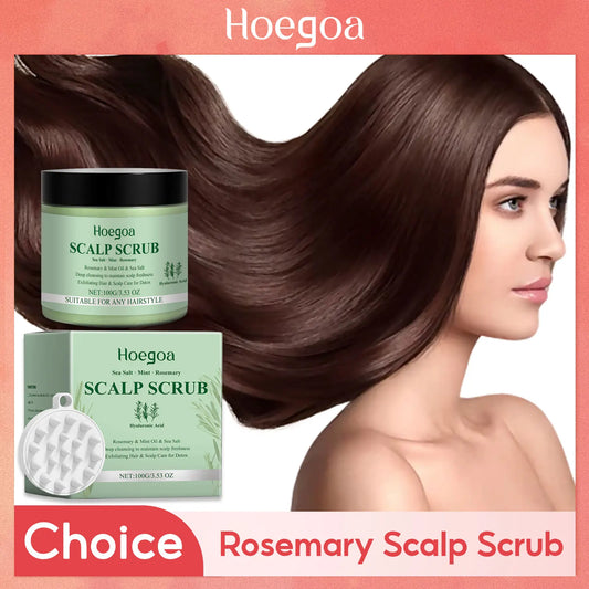 HOEGOA Rosemary Scalp Scrub Shampoo – Oil Control & Nourishing Scalp Scrub Shampoo Oasis Select