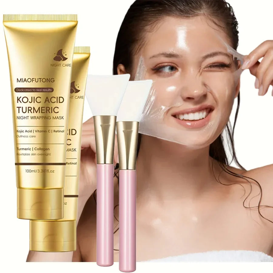 Kojic Acid Turmeric Overnight Peel Off Mask – Brightening & Firm