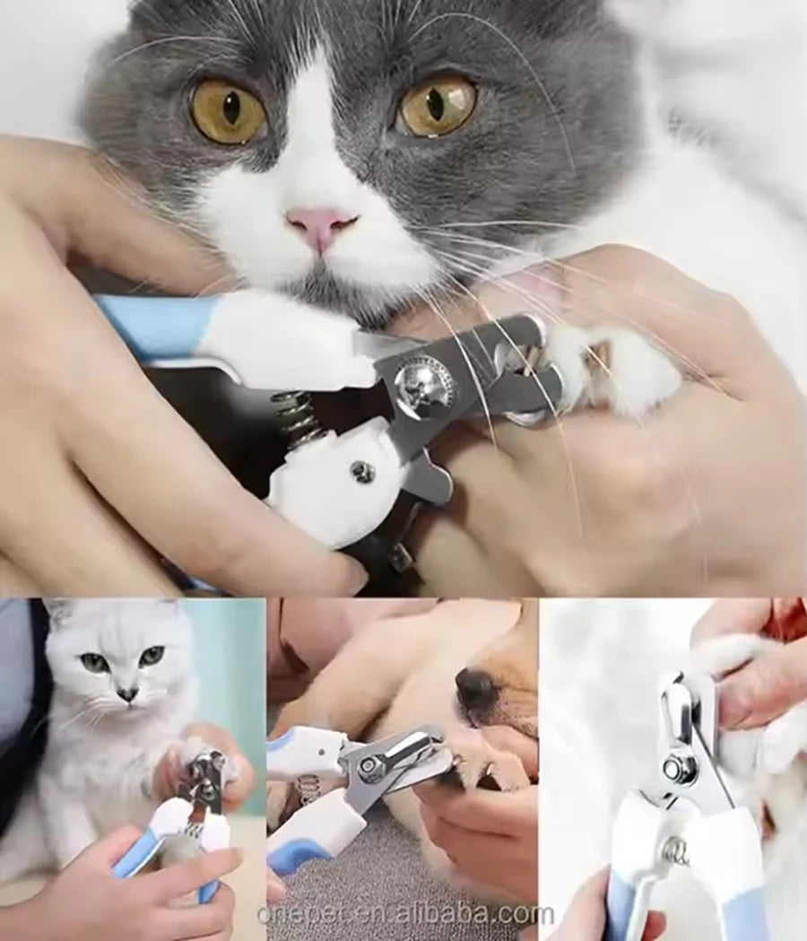 Pet Nail Clippers with Safety Lock & File – Dogs & Cats