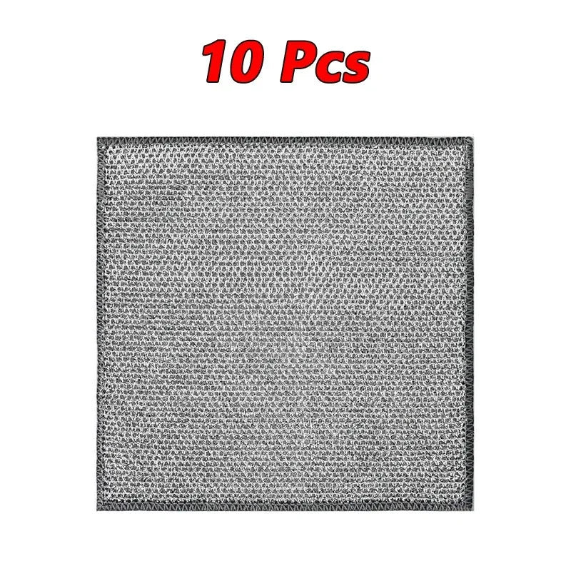 Non-Scratch Wire Dishcloth – Reusable Steel Wool Scrubber