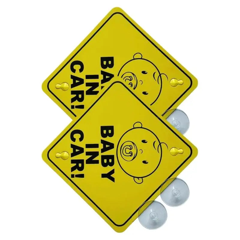 Baby on Board Car Sticker 2-Pack | High Visibility Safety Sign