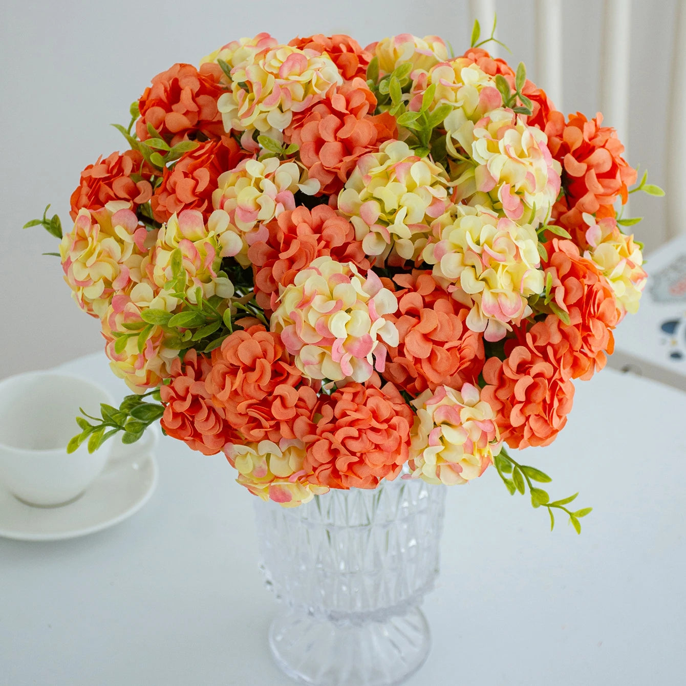 Artificial Silk Carnation Bouquet – Wedding & Home Decor