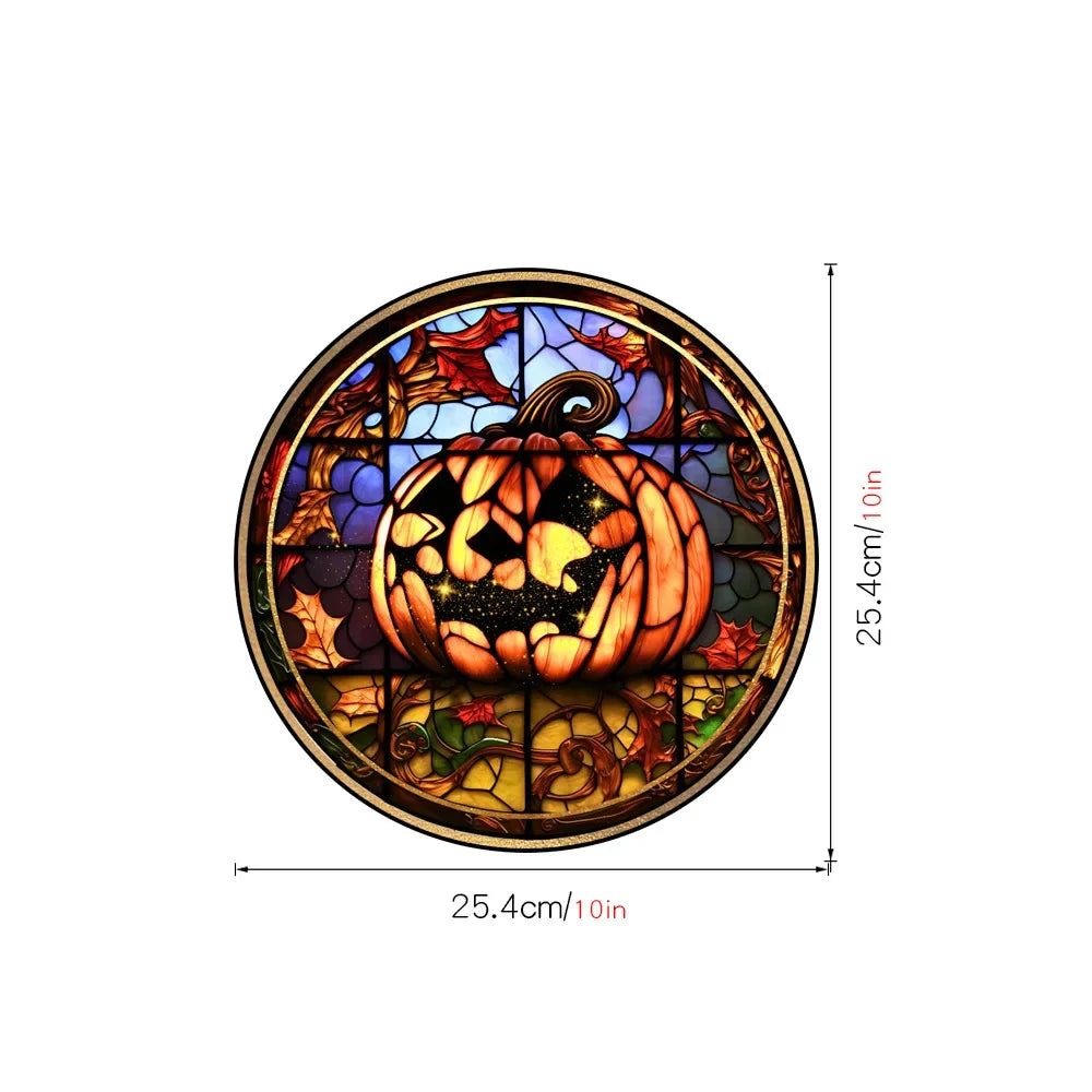 Halloween PVC Static Window Decals – Castle & Cat Clings