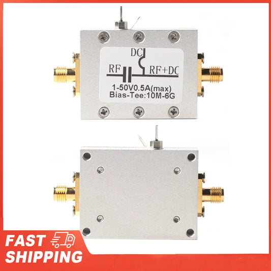 10MHz-6GHz Bias Tee Broadband Radio Frequency Microwave Coaxial RF Peaceful Pleasures Health and Wellness