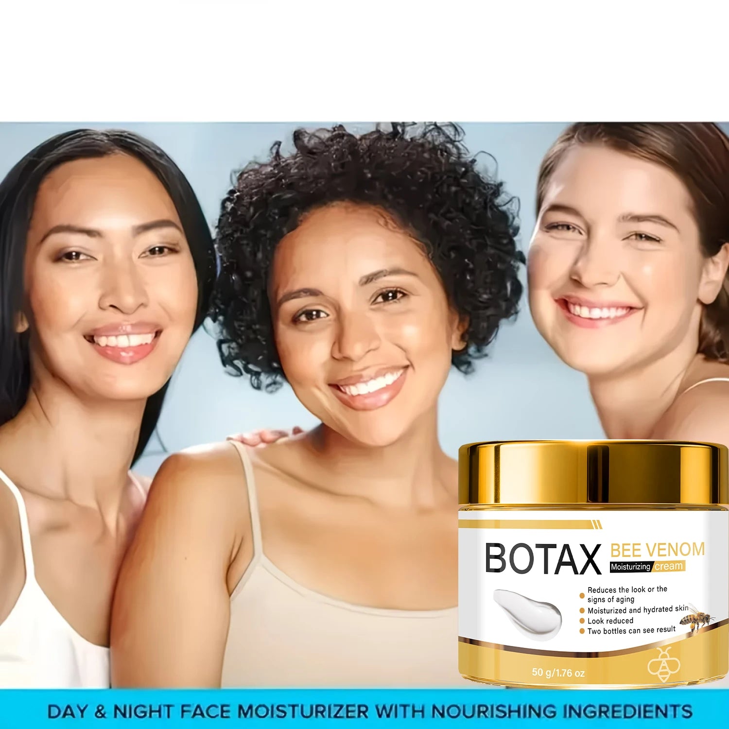 Bee Venom Firming Cream – Retinol, Hyaluronic Acid & Collagen Anti-Aging Face Cream Peaceful Pleasures Health and Wellness