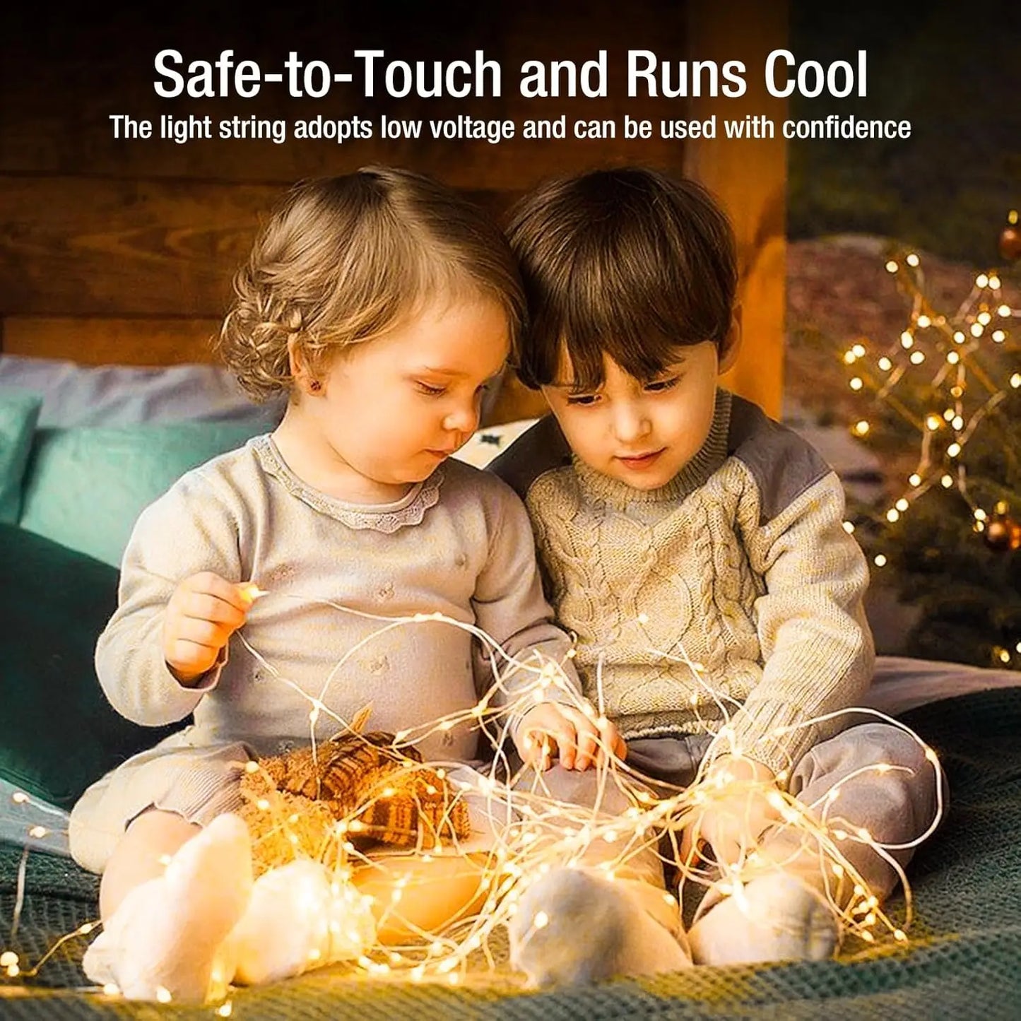 RUNTOIN 20m 200 LED USB Fairy String Lights | Waterproof Copper