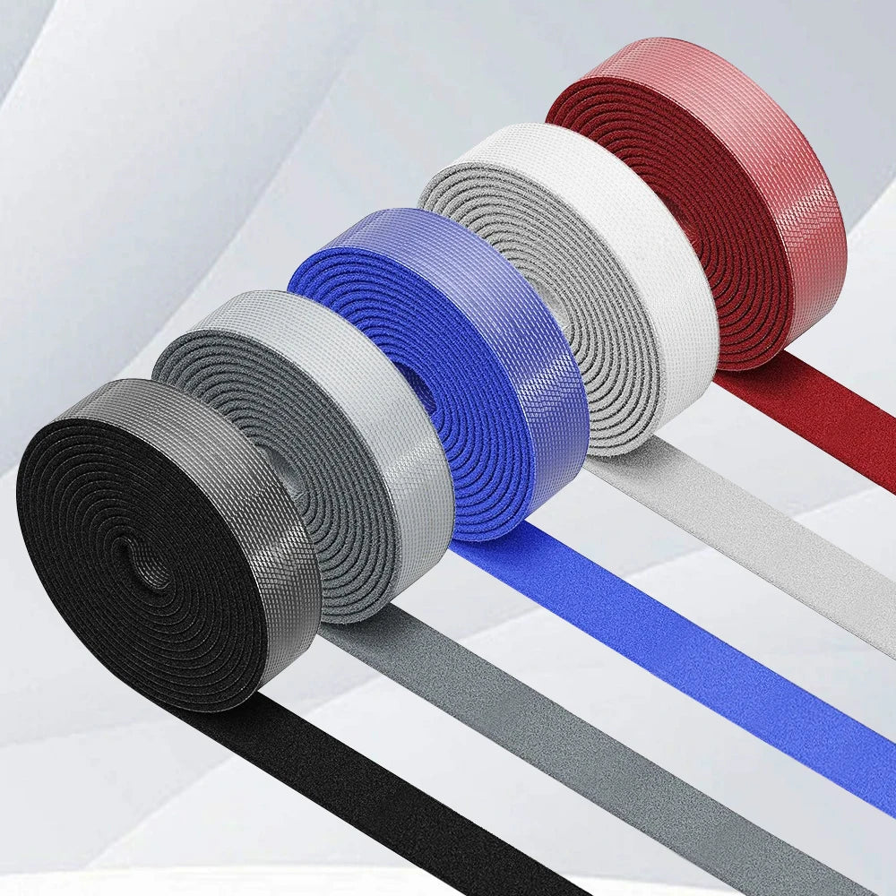10mm x 5M Reusable Cable Tie Wire Organizer Management Tape