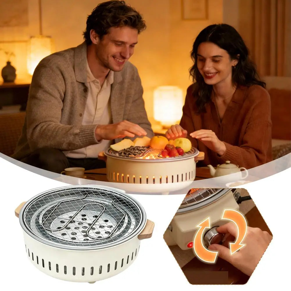 2026 New Electric Carbon Dual Use Tea Stove Set Home Barbecue Grill Full Kit Indoor Outdoor Tea Cooking Heating Cookware Peaceful Pleasures Health and Wellness