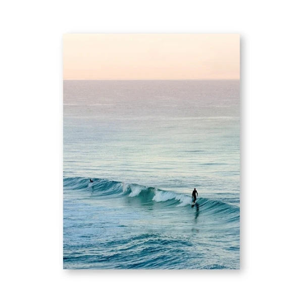 Blush Pink Beach Sunset Photography Posters and Prints Pastel Clouds Ocean Canvas Painting Wall Art Picture Bedroom Home Deco Peaceful Pleasures Health and Wellness ePH5154 50x70cm Unframed