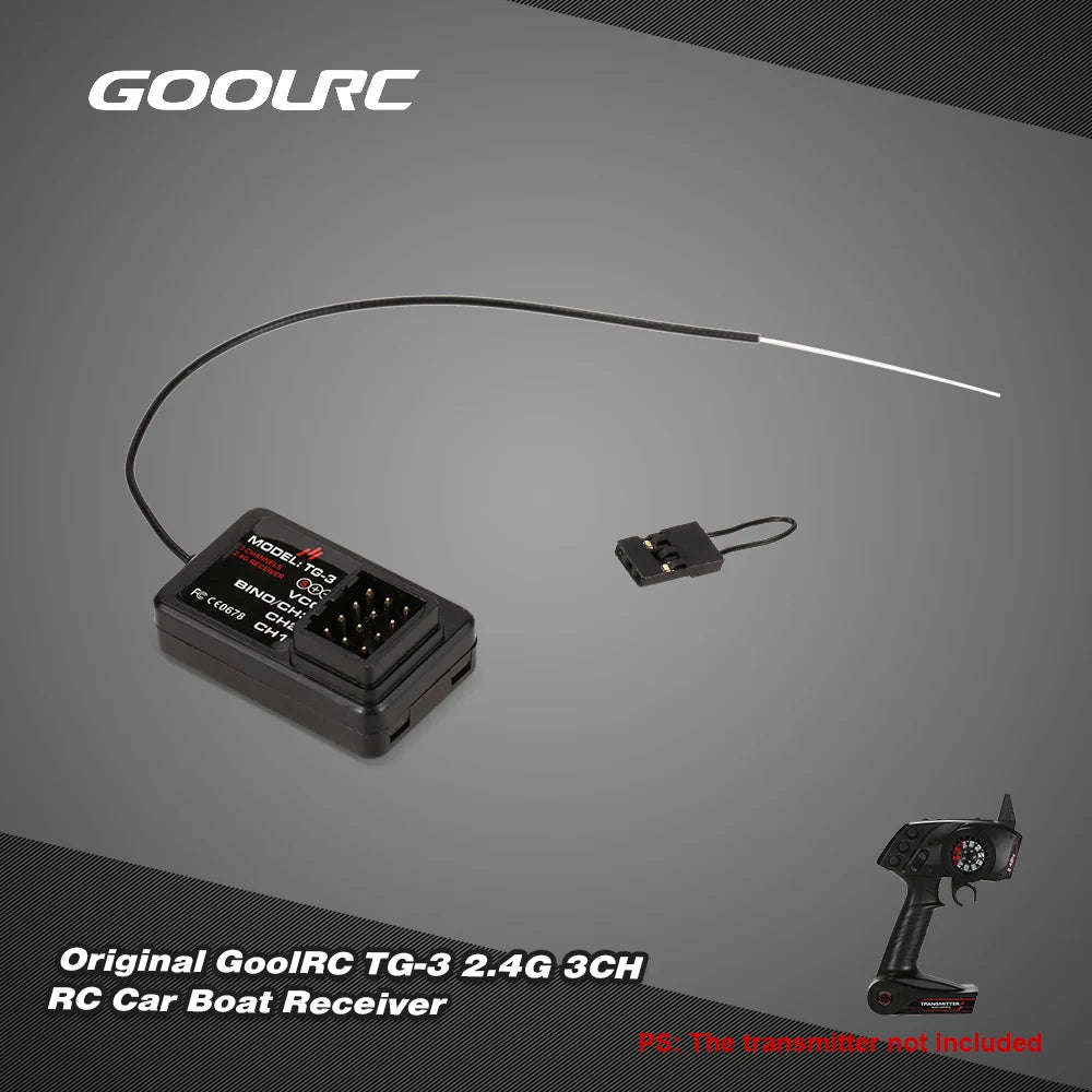 GoolRC TG-3 2.4GHz 3CH RC Car Boat Receiver – TG3 AX5S