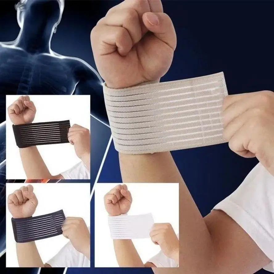 Sport Wristbands Compression Knee Pad Joint Support Tape Gym Elastic