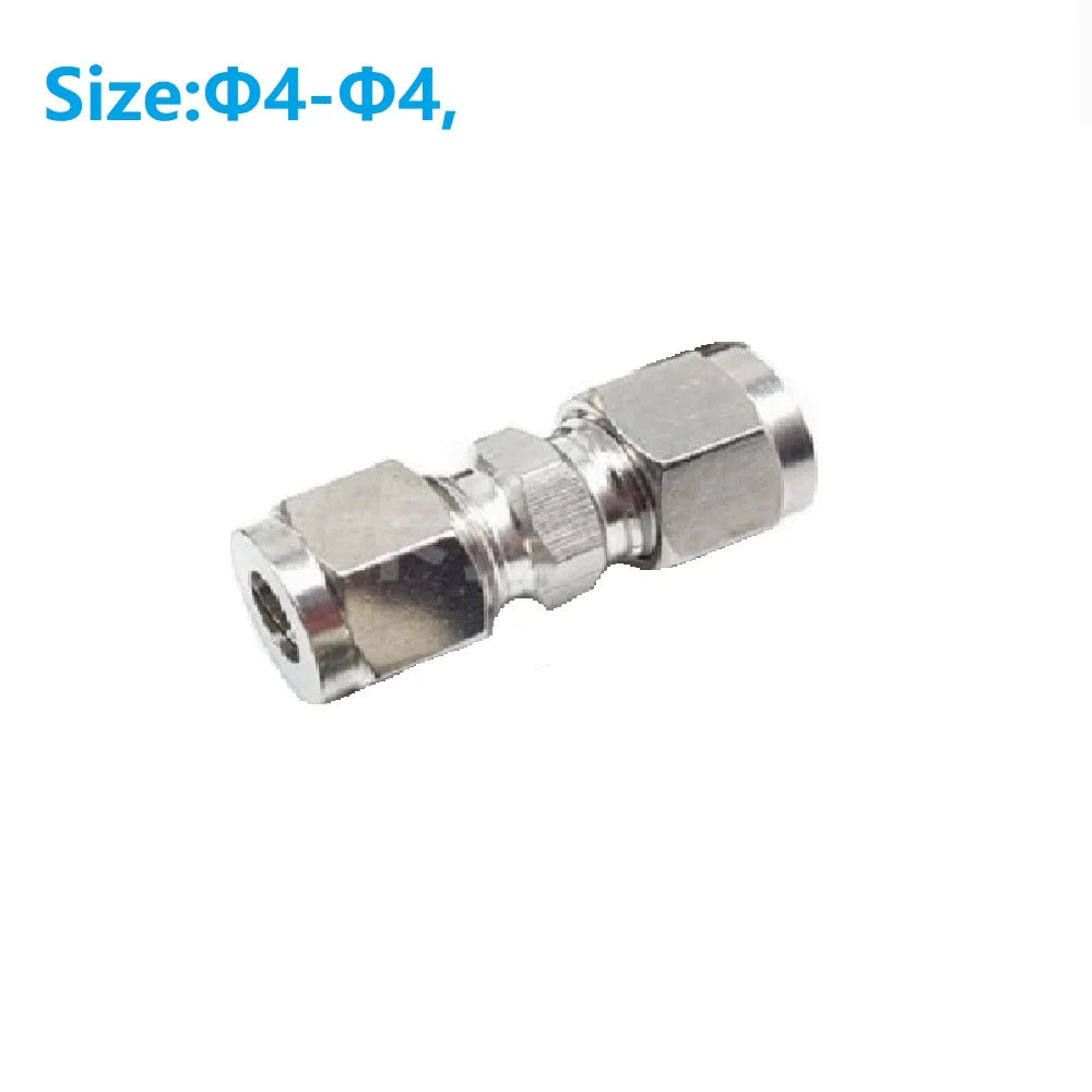 Stainless Steel Double Ferrule Compression Tube Fitting 3–12mm