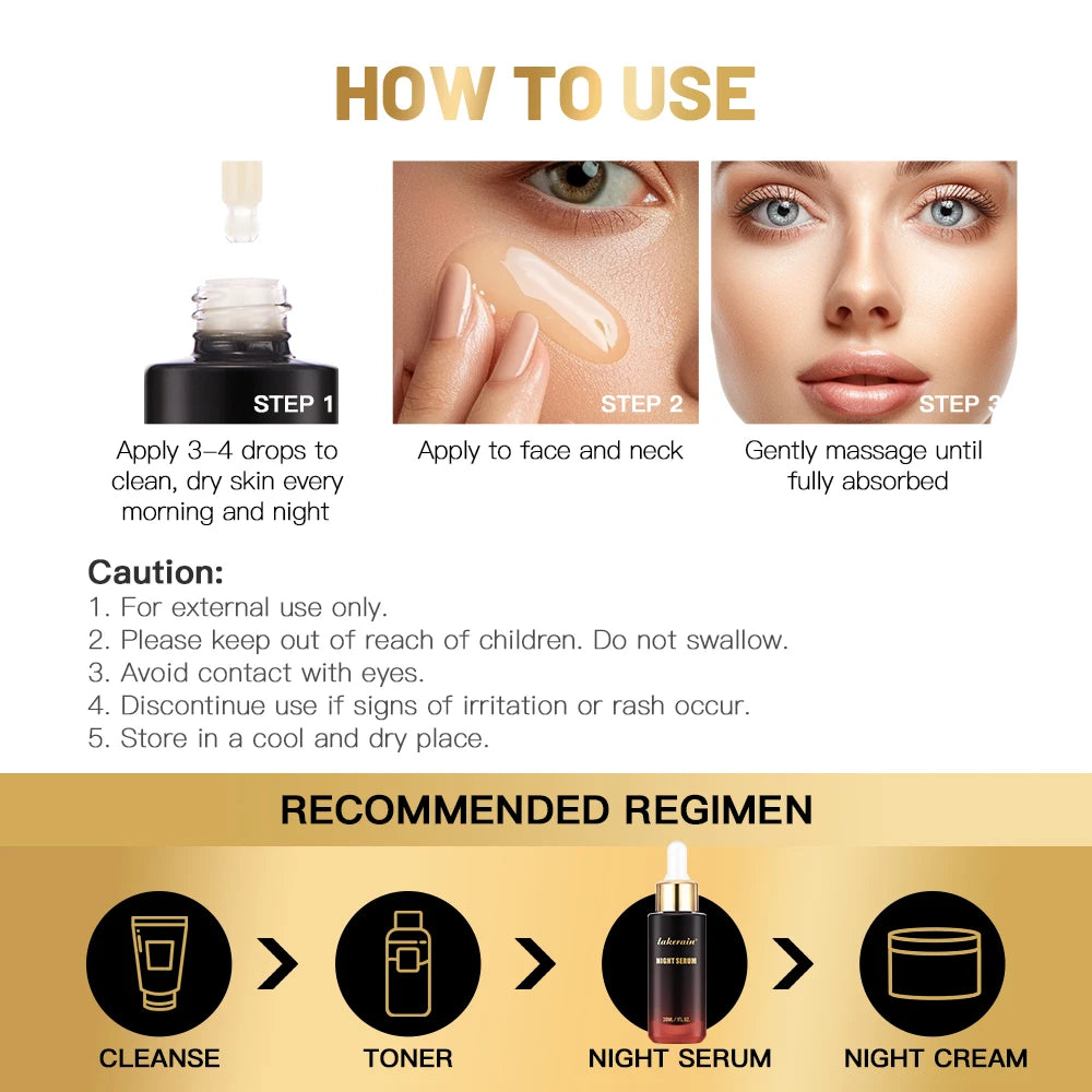 Night Serum Vitamin B5 Advanced Night Repair Synchronized Smooth WrinklesMulti-Recovery Antioxidant Complex Unisex 30ml Peaceful Pleasures Health and Wellness