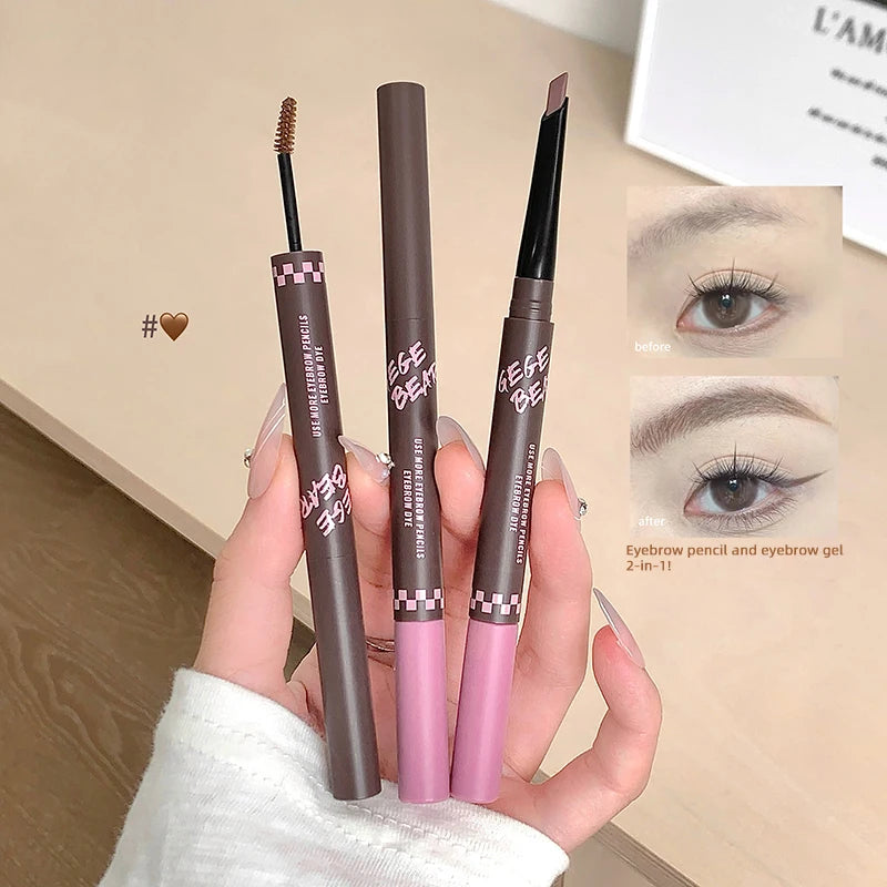 2-in-1 Eyebrow Pencil & Brow Tint Kit – Waterproof Natural Look