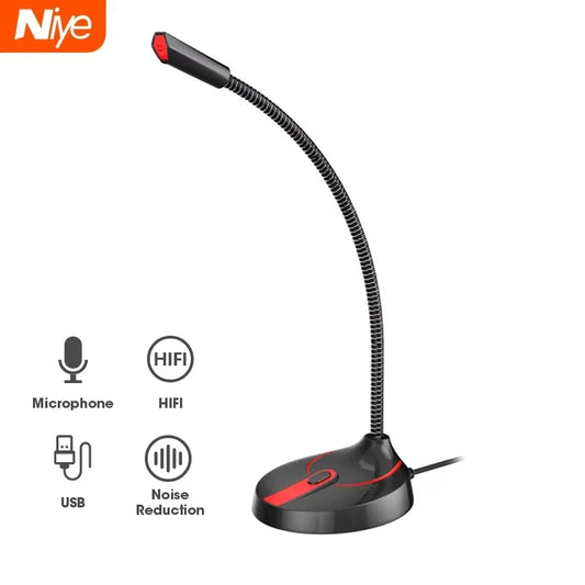 Mini USB Wired Microphone 3.5mm Jack Plug Studio Speech Mic for PC Computer Laptop Notebook Loud Speaker Peaceful Pleasures Health and Wellness