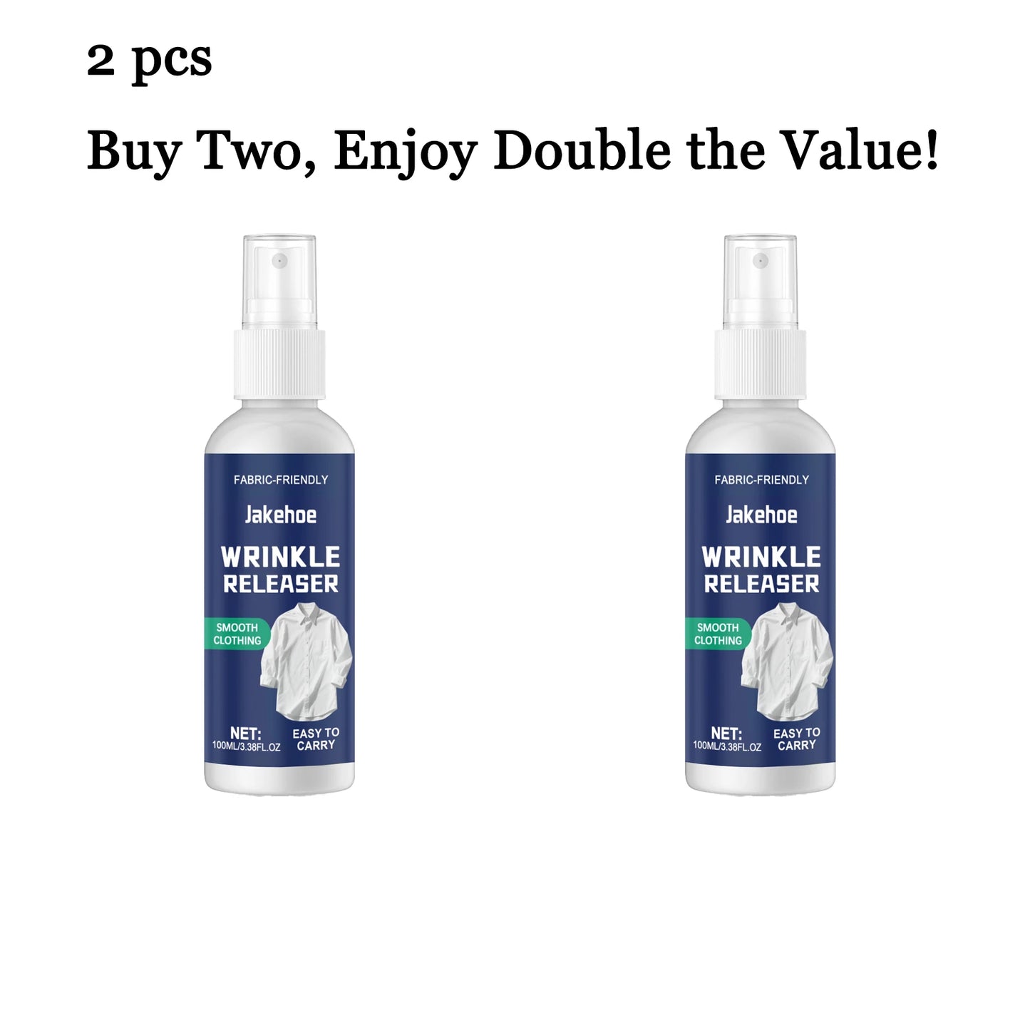 JAKEHOE Wrinkle Releaser Spray 100ml – No-Iron Garment Care