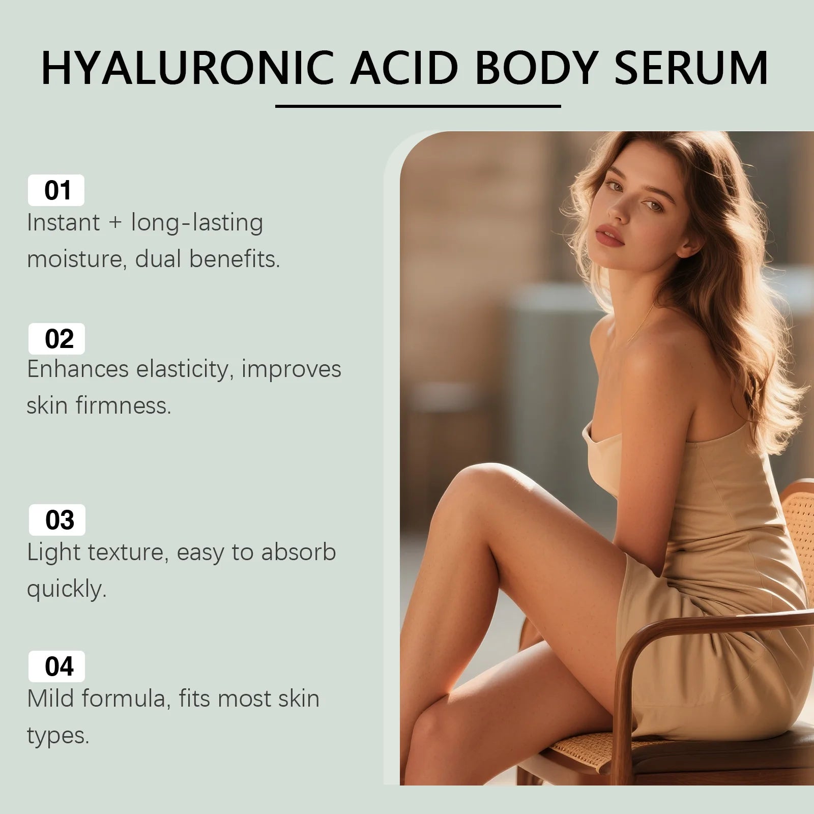 Hyaluronic Acid Body Serum – Deep Hydration 386ml Peaceful Pleasures Health and Wellness
