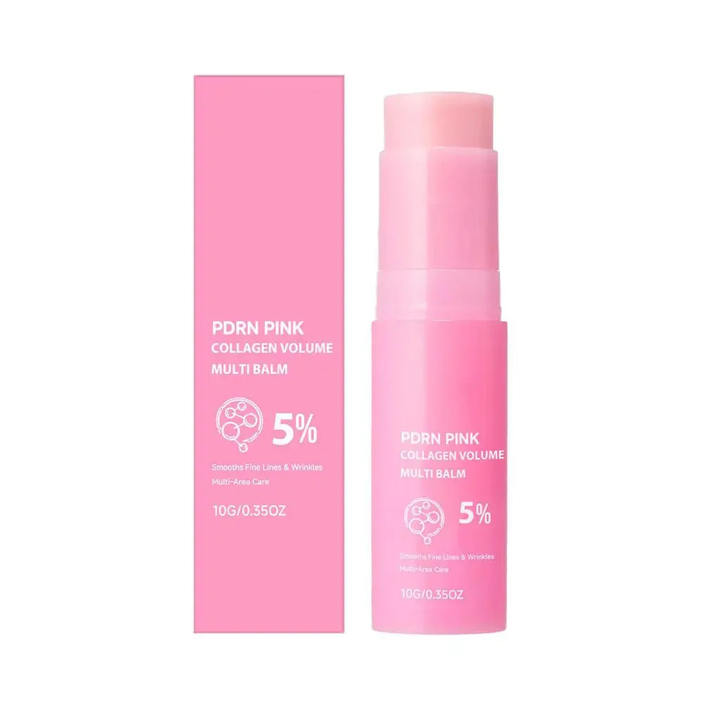 PDRN Pink Collagen Multi Balm Stick – Hydrating & Plumping