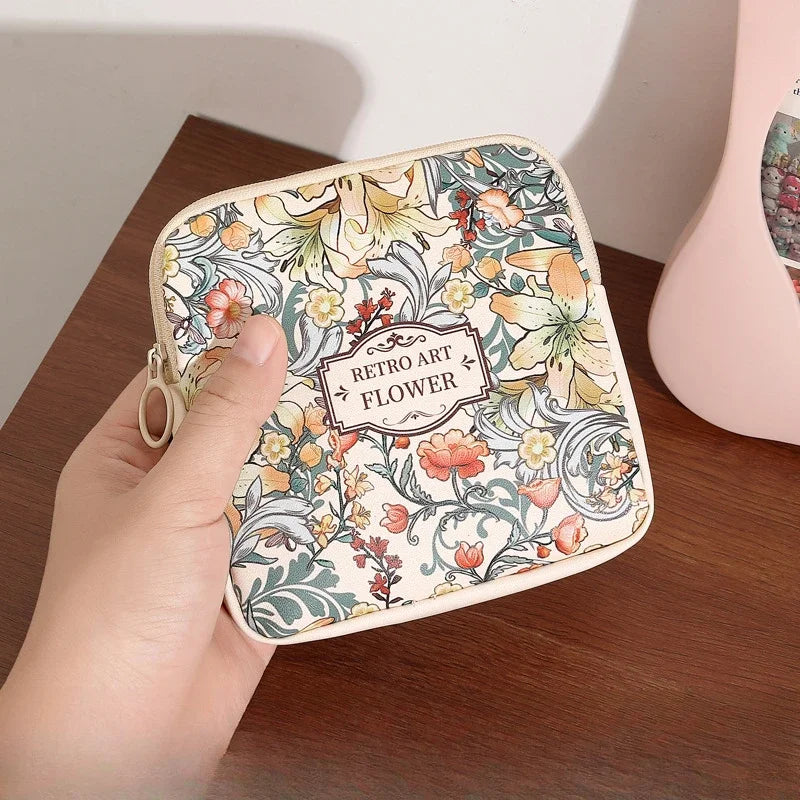 Portable Period Bag | Menstrual Cup & Tampon Storage Pouch Feminine Care Pouch Peaceful Pleasures Health and Wellness 1