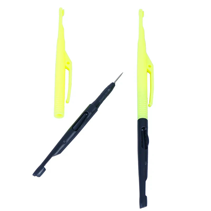 2-Piece Fishing Hook Remover & Knot Tying Tool Set