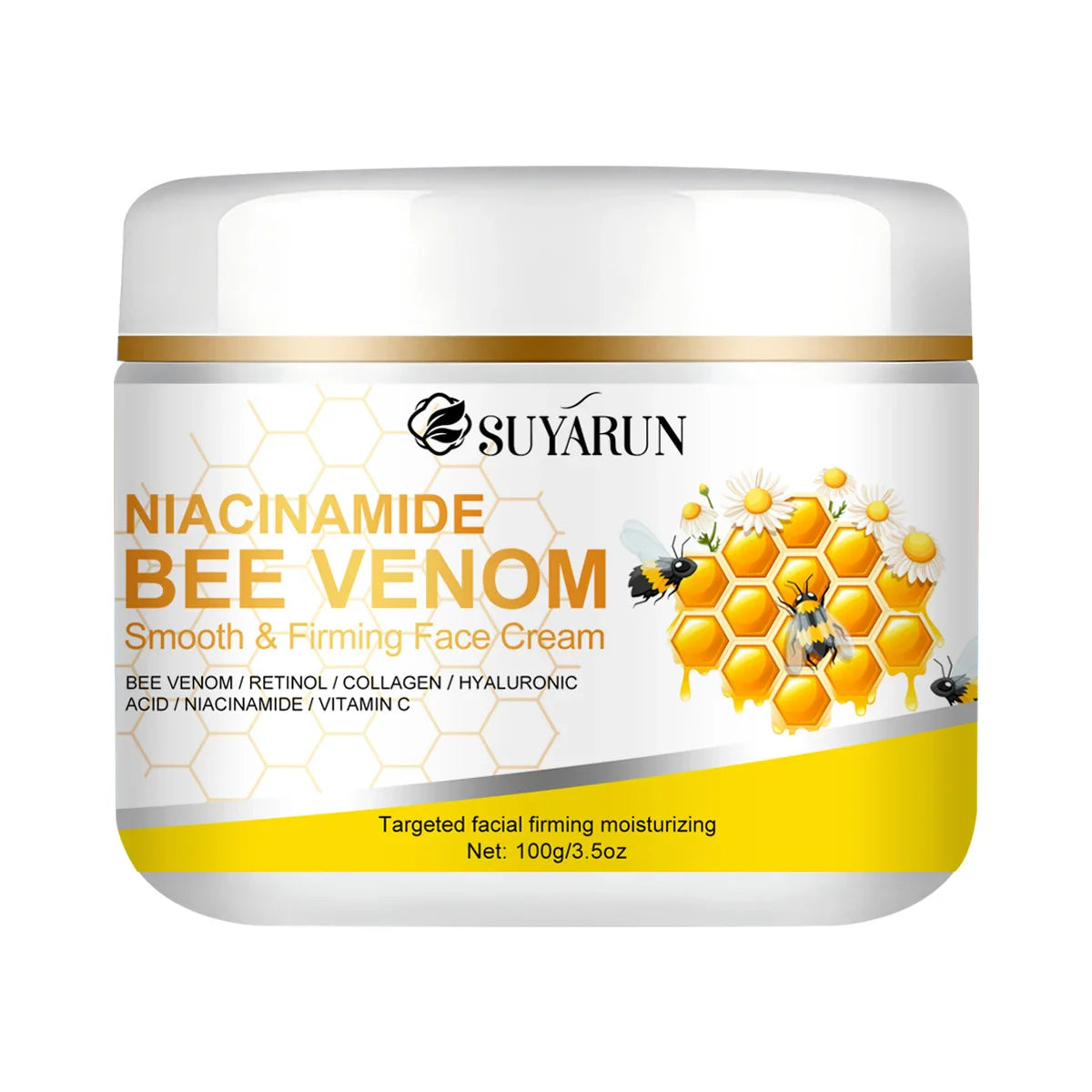 SUYARUN Niacinamide & Bee Venom Face Cream – Brightening Moisturizer