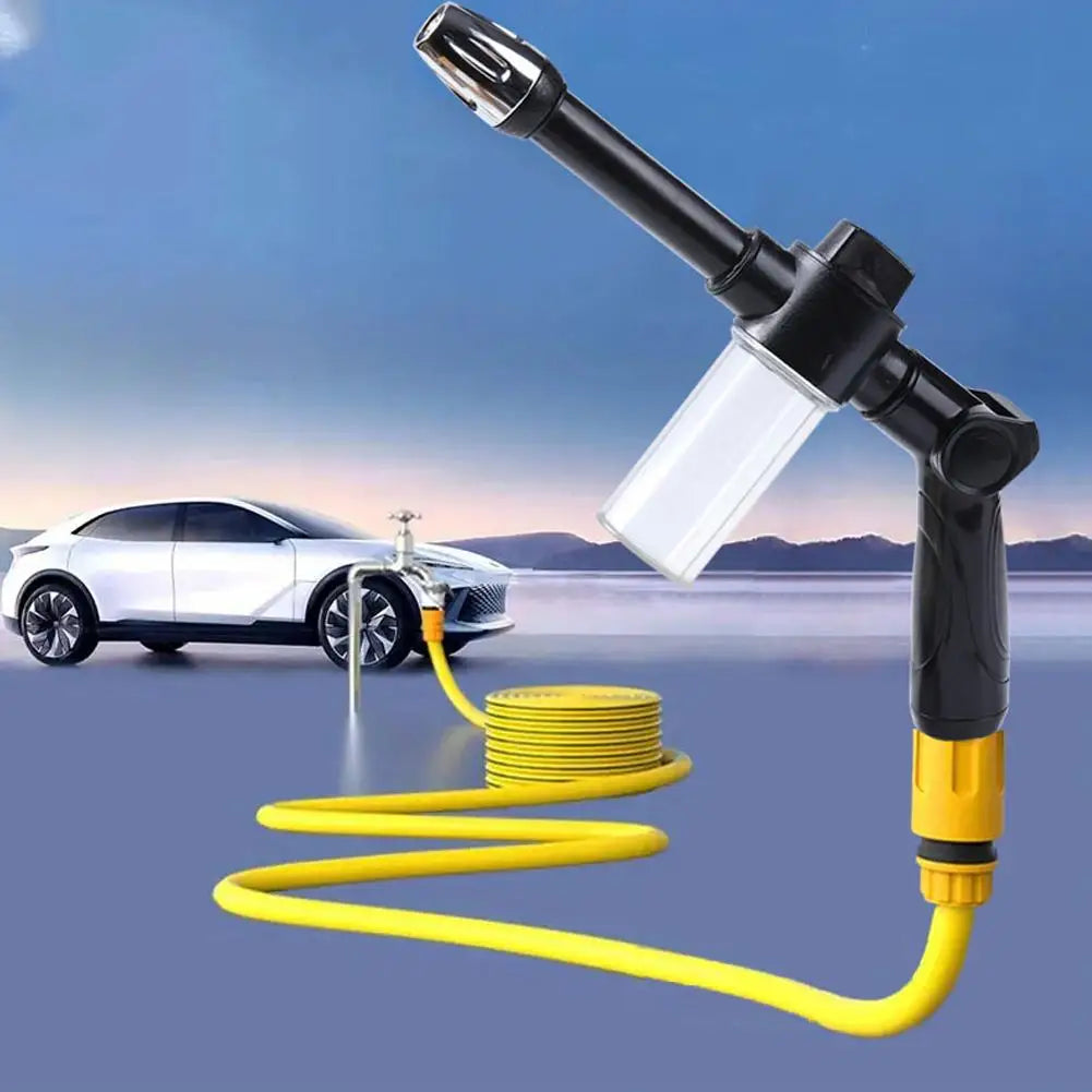 High Pressure Car Wash Gun, RV Cleaning Foam Kettle, Garden Hose Nozzle Shower Multi Watering Tool Peaceful Pleasures Health and Wellness