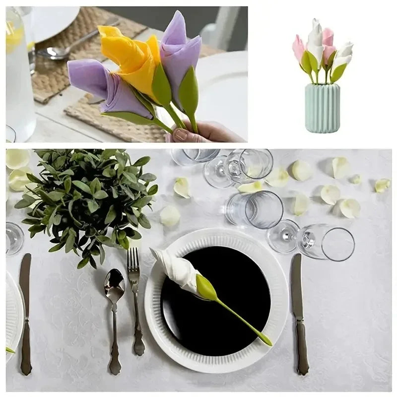 Rose Napkin Holder Flower Folding Tool | Wedding & Hotel Décor