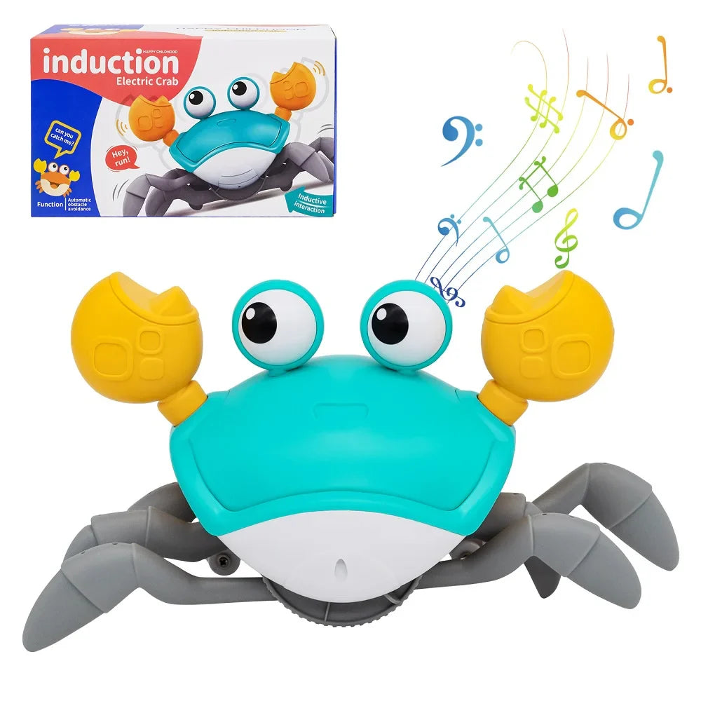 Dancing Crab Crawling Toy – Interactive Infrared Baby Toy Gift
